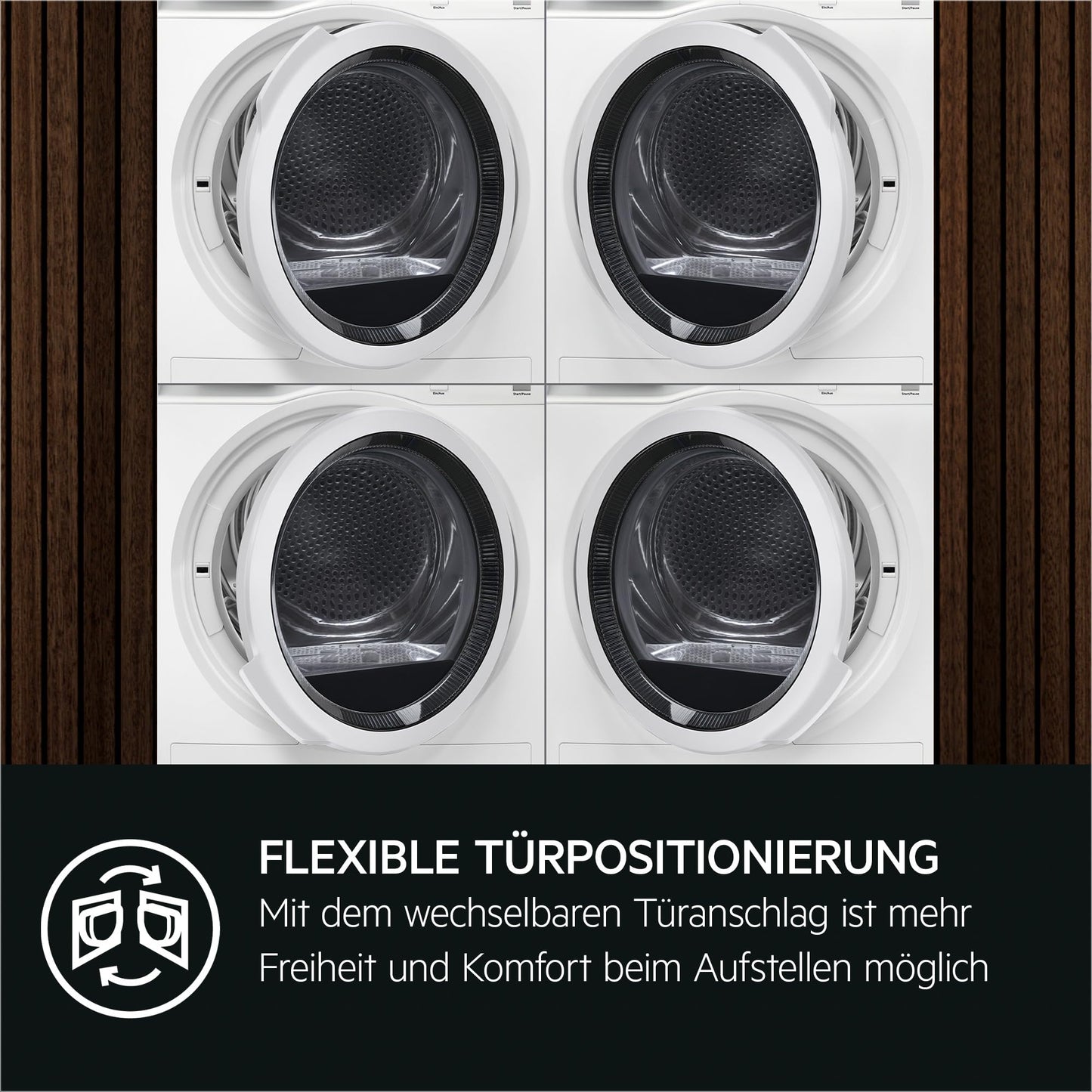 AEG TR7T60690 Heat Pump Dryer / Series 7000 with SensiDry – Gentle and Energy Saving / A+++ / Automatic Volume / 9.0 kg / Gentle Drum / Wrinkle Protection, Wieß
