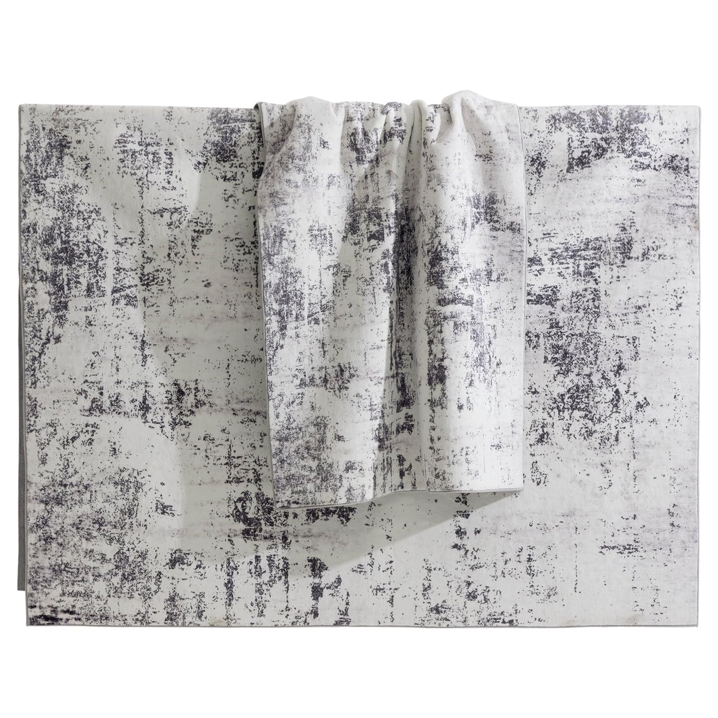 UMINEUX Washable Area Rug 5'x7' Large Modern Abstract Living Room Rug with Anti-Slip Rubber Backing, Ultra Soft Low Pile Rugs Carpet for Dining Room Bedroom Home Office Decor