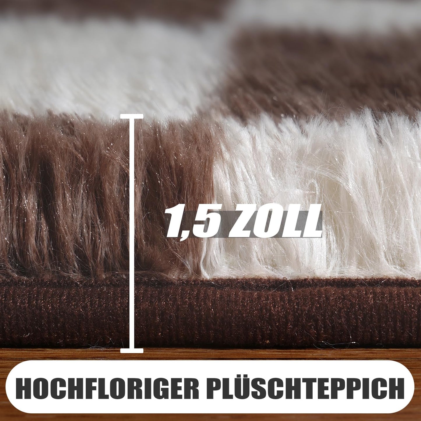 BYBSRLL Checked Rug Pink and White 120 x 180 cm High Pile Soft Fluffy Cuddly Rug Washable Rug Living Room Bedroom Children's Room Girls Non-Slip Rugs for Living Room