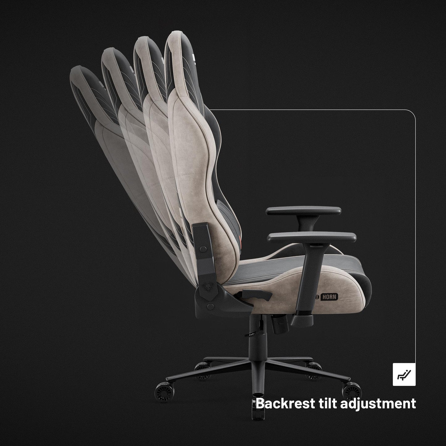 Diablo X-Horn Gaming Office Chair Desk Chair 3D Armrests Ergonomic Design Neck / Lumbar Cushion Imitation Leather Rocker Function