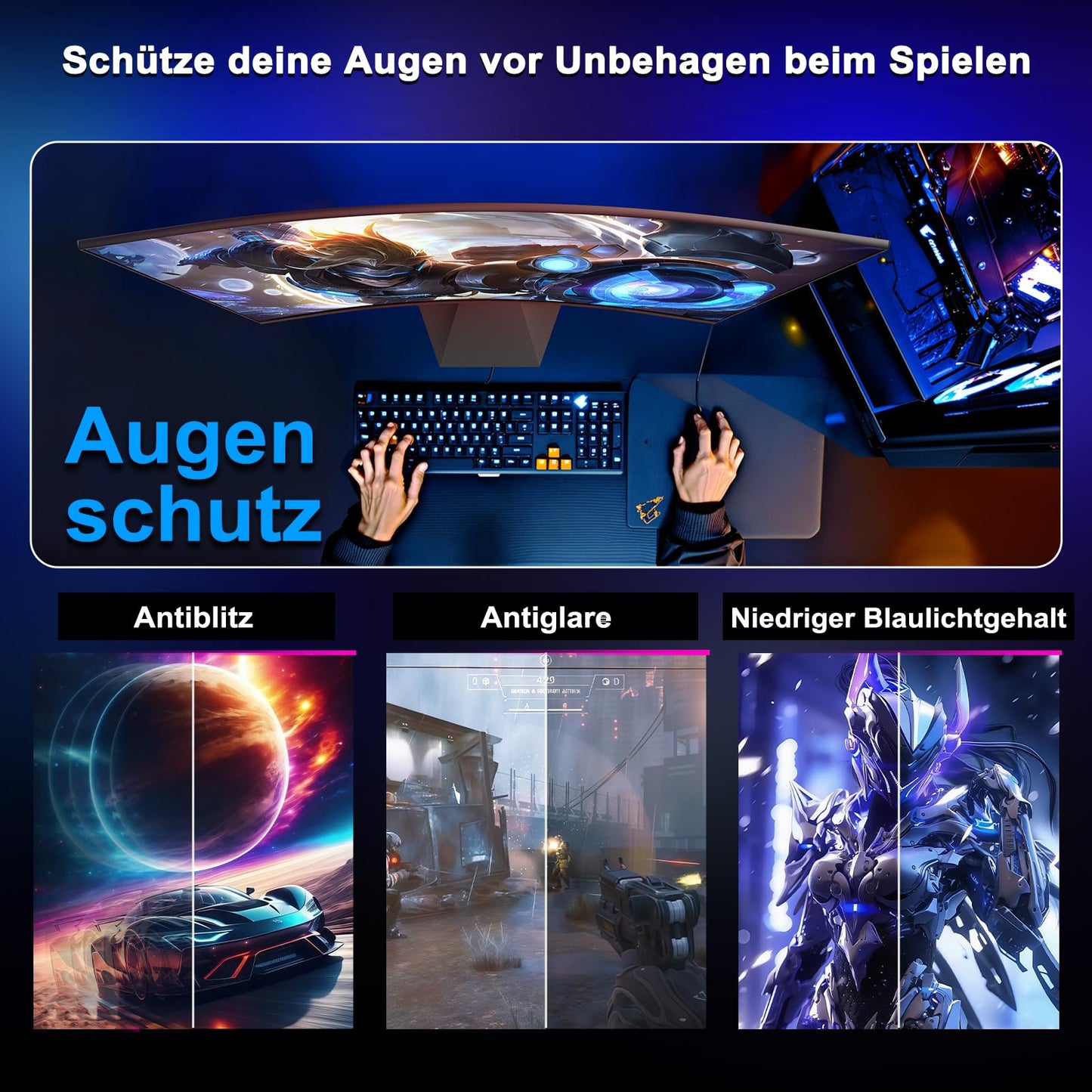 Minifire MFG32C3Q Gaming Curved Monitor 32 Inch 180Hz, 2K WQHD (2560 x 1440), 1500R, 1ms (MPRT), AMD FreeSync, sRGB 125%, VESA, 2xHDMI 2.0 / 2xDP (180Hz), Eye Care