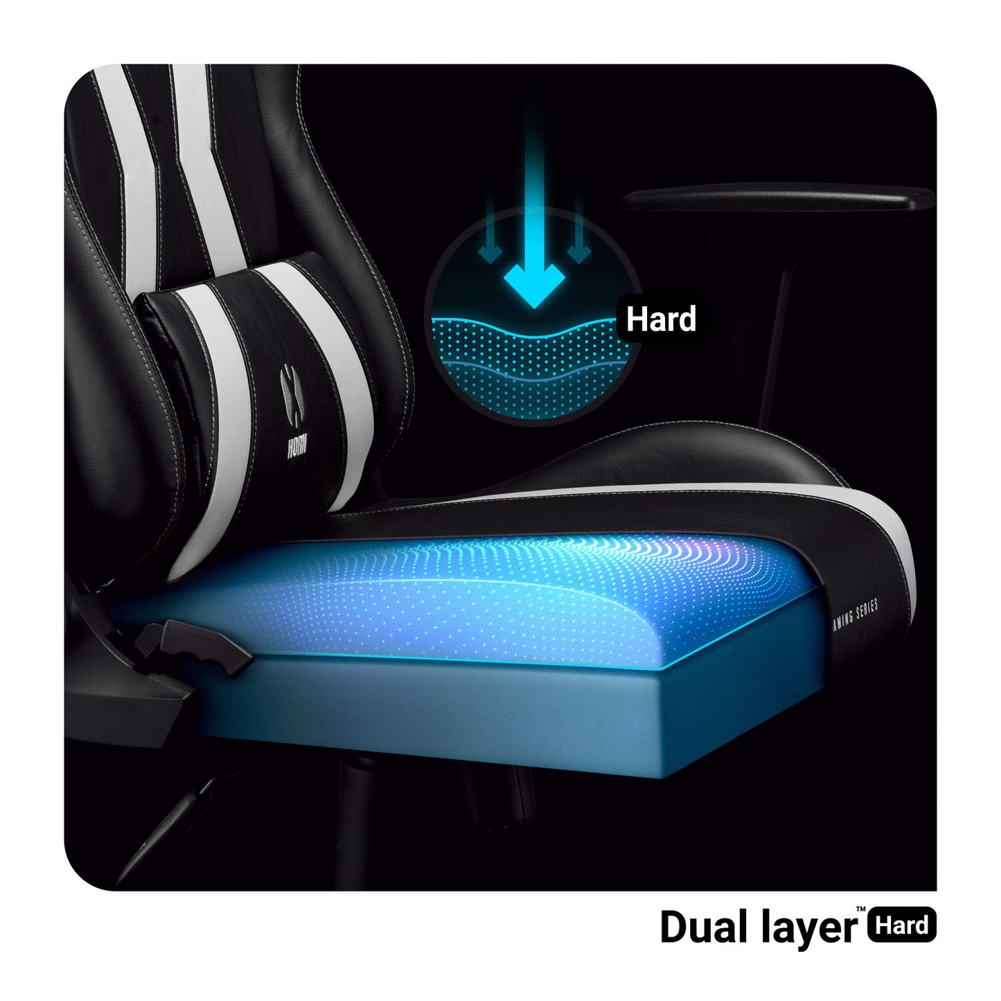 Diablo X-Horn Gaming Office Chair Desk Chair 3D Armrests Ergonomic Design Neck / Lumbar Cushion Imitation Leather Rocker Function