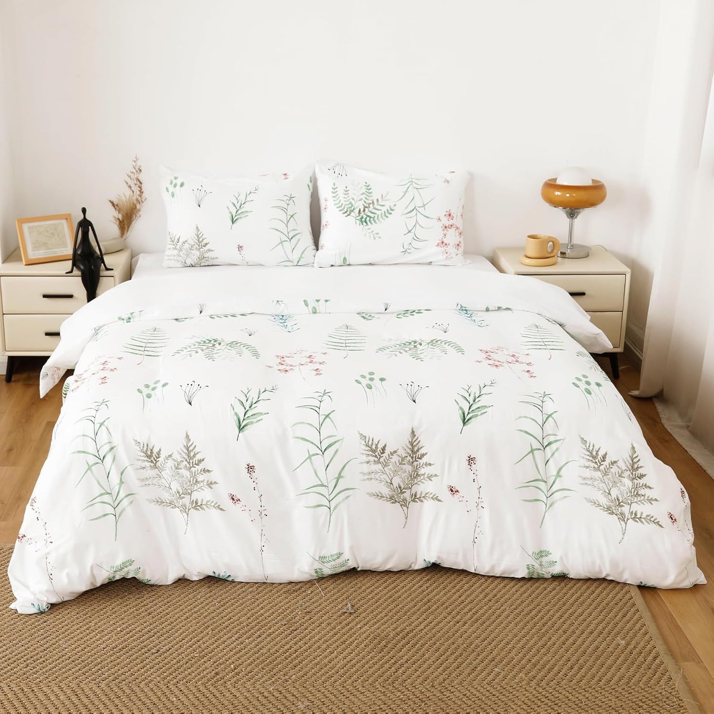 BOD HOME, Duvet & Pillowcase, 100% Polyester, Softness, Bed Linen Set 160 x 220 cm, Pillowcase 50 x 70 cm, Various Designs, Personalise Your Room, Ideal for the Winter Season