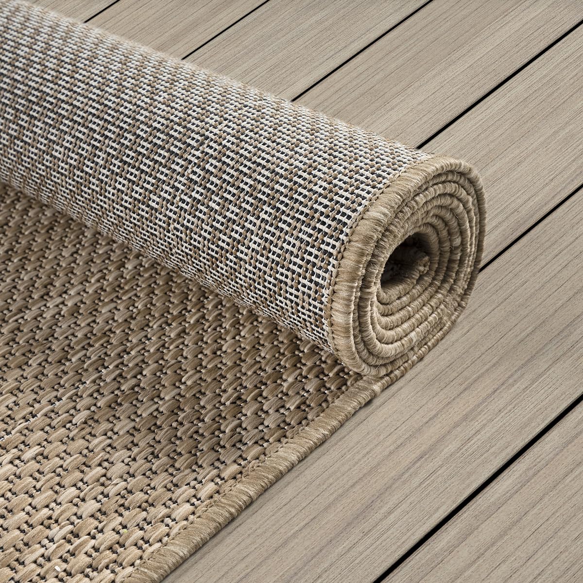 the carpet Mistra - Moderner In- und Outdoor Teppich, perfekt für das Wohnzimmer, Schlafzimmer oder die Terrasse, Wetterfest, langlebig und pflegeleicht, Natur, 300 x 400 cm