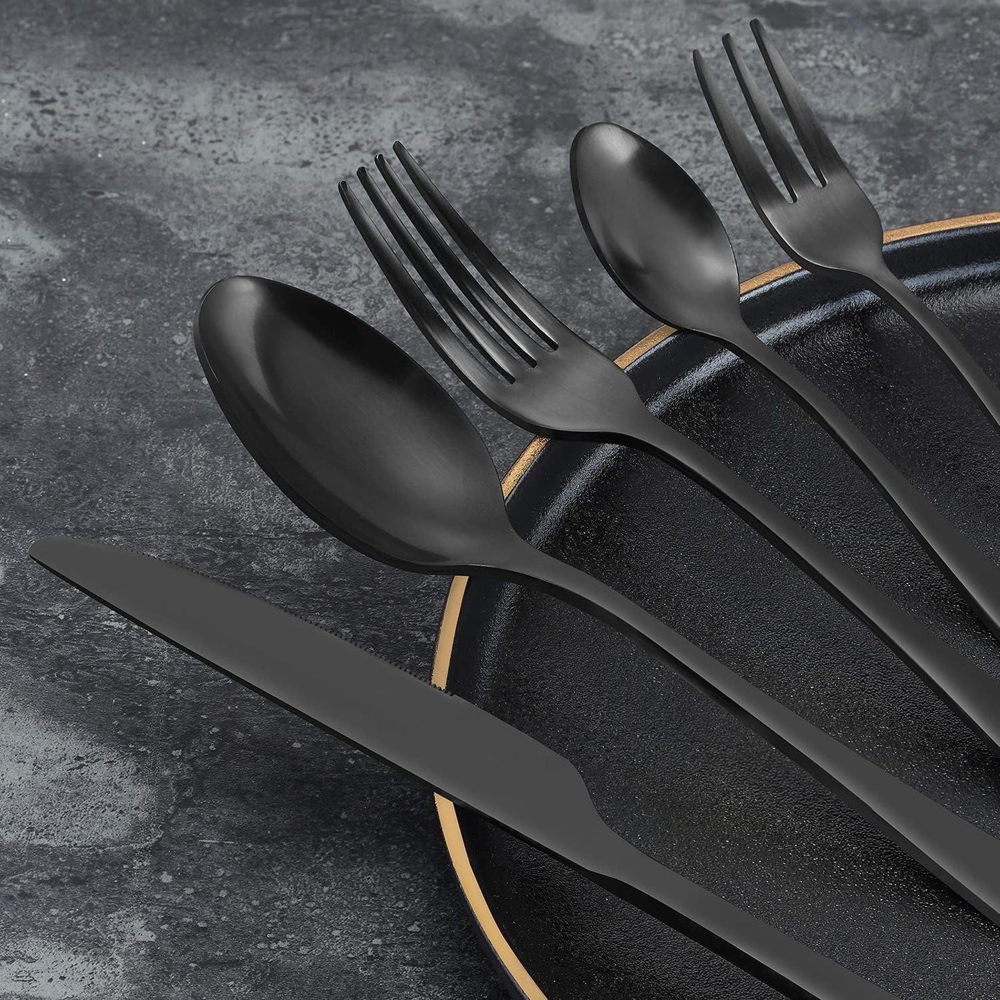 BEWOS Besteckset für 6 Personen, 30-teiliges Besteckset aus Edelstahl, Besteckset aus Silber, inklusive Messer, Gabeln und Löffel, hochglanzpoliert und spülmaschinenfest