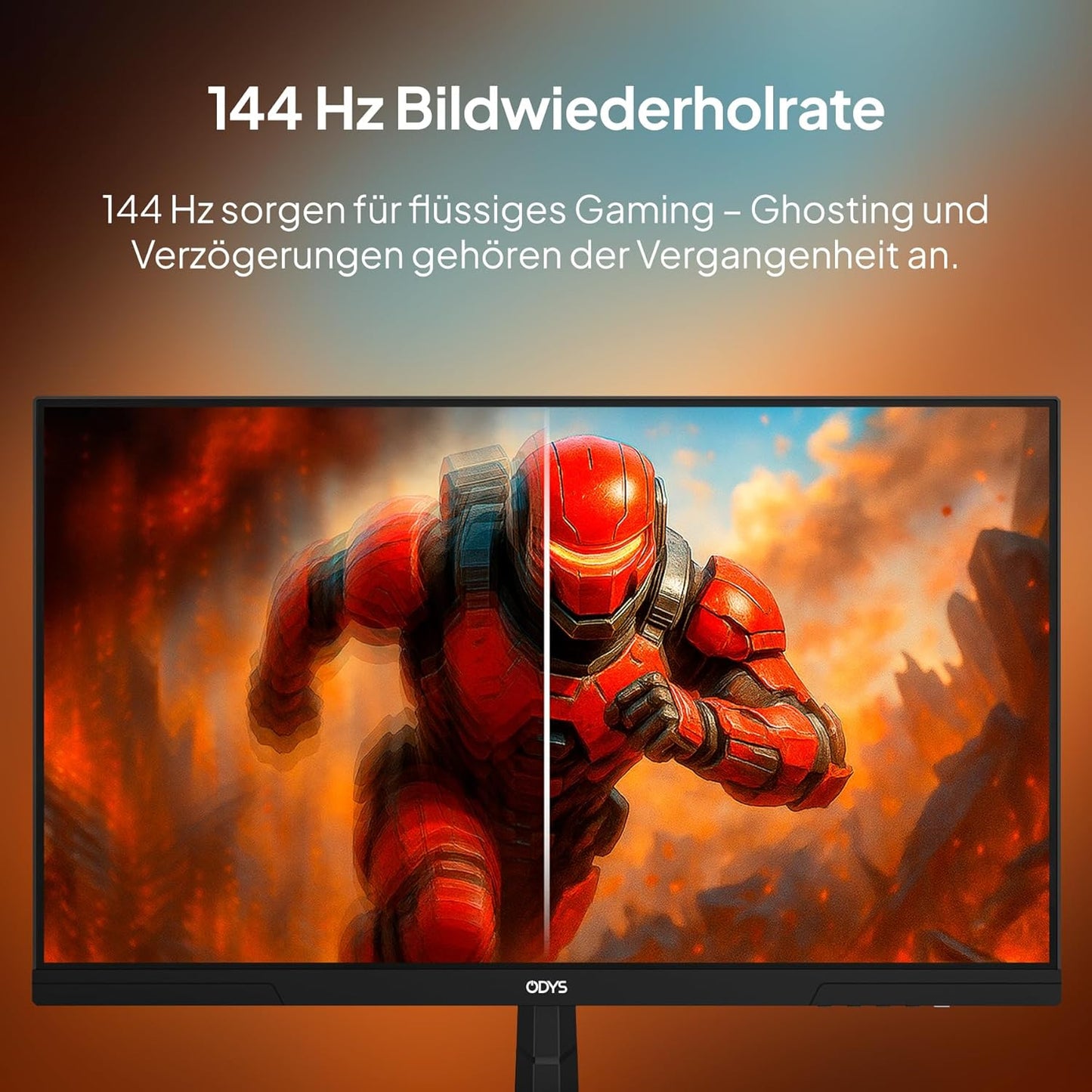 ODYS i27-Q-180-27 Inch Gaming Monitor (69 cm Screen, WQHD, 2,560 x 1,440 Pixels, 180 Hz, 1ms Response Time (MPRT), Fast IPS Panel, 120% sRGB, FreeSync, 2x HDMI, 2x Display Port)
