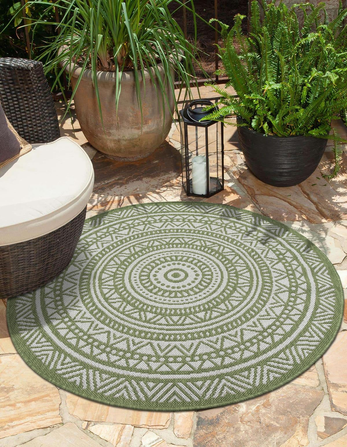 the carpet Mistra - Moderner In- und Outdoor Teppich, perfekt für das Wohnzimmer, Schlafzimmer oder die Terrasse, Wetterfest, langlebig und pflegeleicht, Natur, 300 x 400 cm