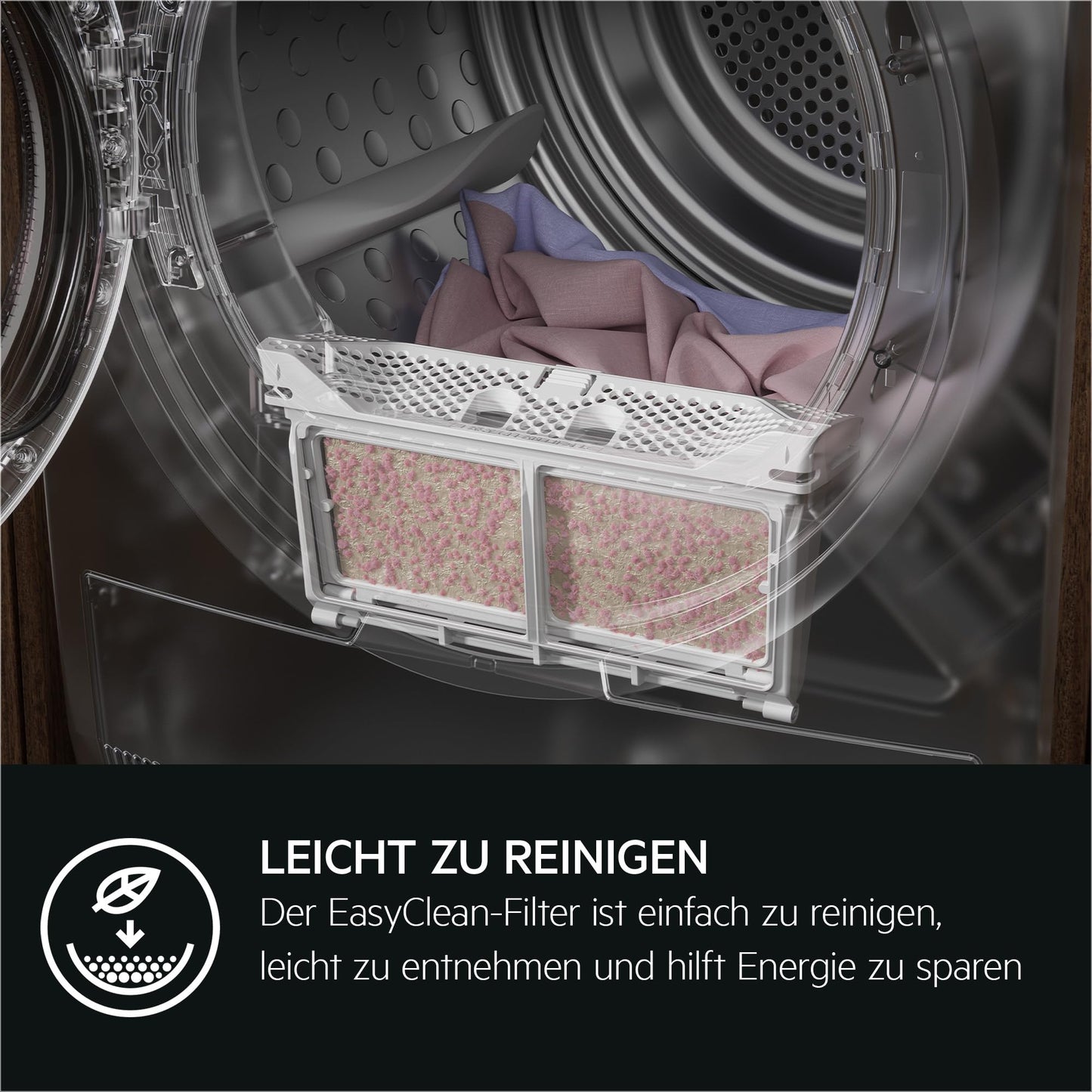 AEG TR7T60690 Heat Pump Dryer / Series 7000 with SensiDry – Gentle and Energy Saving / A+++ / Automatic Volume / 9.0 kg / Gentle Drum / Wrinkle Protection, Wieß