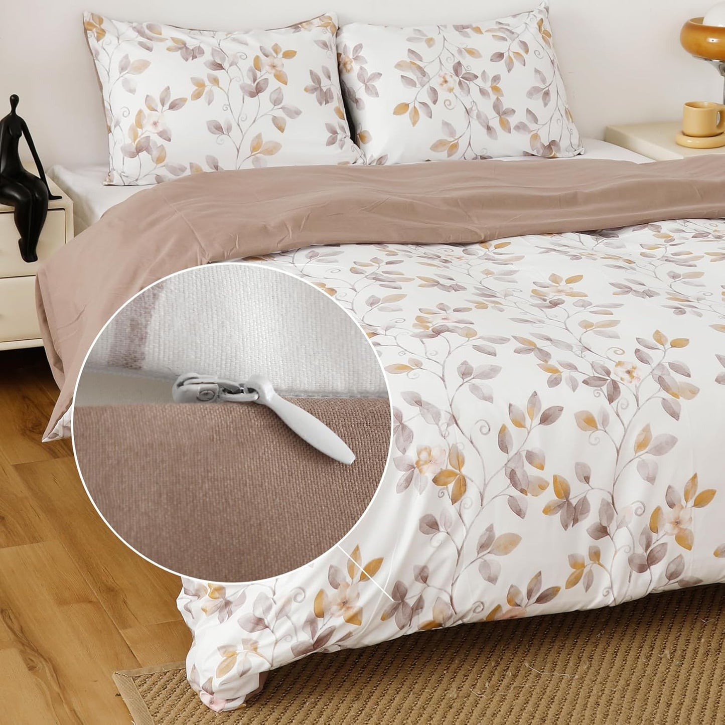 BOD HOME, Duvet & Pillowcase, 100% Polyester, Softness, Bed Linen Set 160 x 220 cm, Pillowcase 50 x 70 cm, Various Designs, Personalise Your Room, Ideal for the Winter Season
