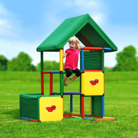 Quadro Universal Baukasten – Modularer Kletterbaukasten für Kinder, 22 Modelle, Ab 6 Monaten, Indoor & Outdoor, Mit Stoffelementen, TÜV-Zertifiziert Classic