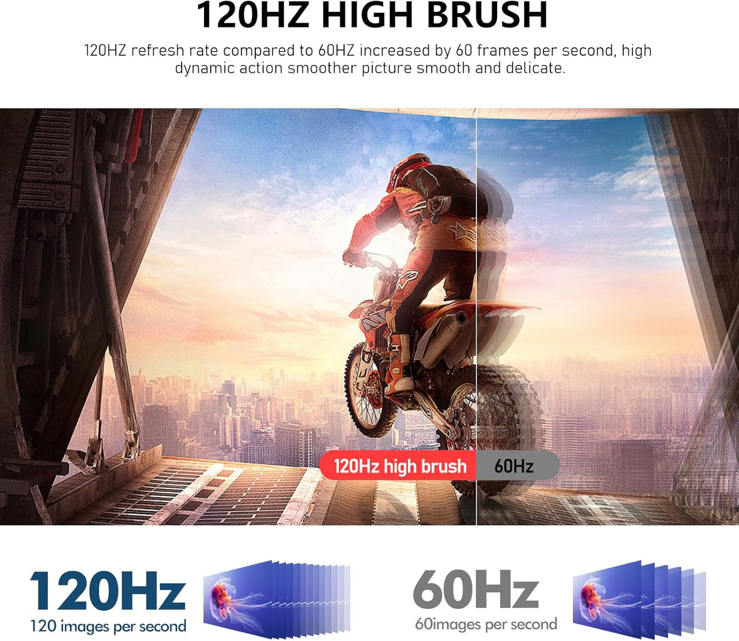 Gawfolk 32 Zoll Curved Gaming Monitor 180HZ / 165Hz / 144hz PC Bildschirm Full HD 1080P, Rahmenloses 1800R Gebogenes Computerbildschirm mit FreeSync und Eye Care Technologie, unterstützt VESA