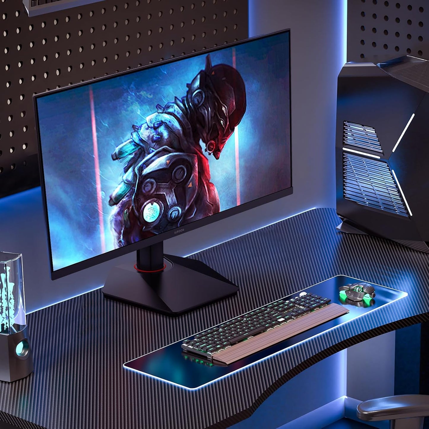 KOORUI Gaming Monitor 24 Inches, 200Hz PC Screen FHD 1920 x 1080 Fast IPS HDR400, Adaptive Sync 1ms, HDMI 2.0 & DP 1.4, VESA 75 x 75 mm-G2411P