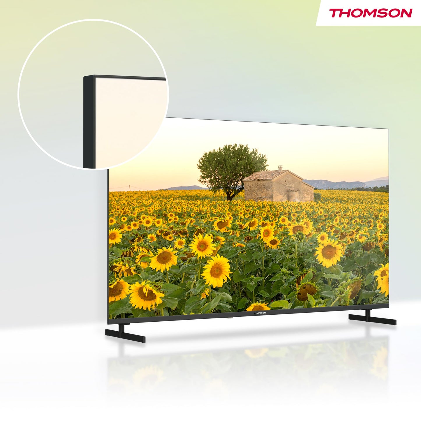 Thomson 43 Zoll (109 cm) 4K Ultra HD Weiß Smart Android TV, Google Assistant, Wi-Fi, Dolby Digital, Bluetooth, Triple-Tuner (Kabel,Satellit,Antenne), HDMI, CI+, A+ Panel – 43UA5S13W