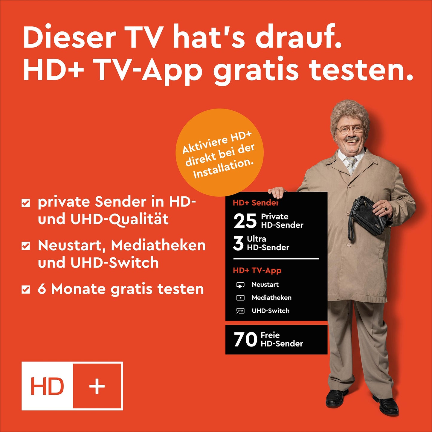 TELEFUNKEN VIDAA D43U790B2CW 4K TV 43 Inch Smart TV UHD, HDR TV with Dolby Vision, Triple Tuner and 6 Months HD+ Including LED TV, Black