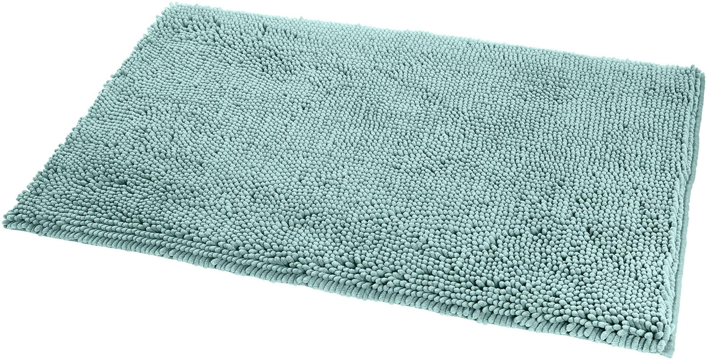 Amazon Basics Mikrofaser Badezimmer Matte, rutschfest, 53 x 87 cm, Gischtgrün
