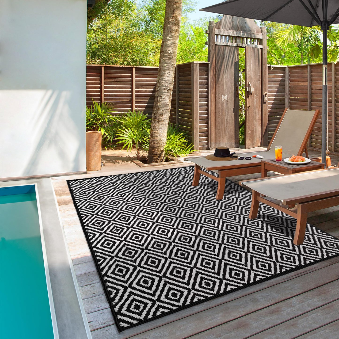 the carpet Mistra - Moderner In- und Outdoor Teppich, perfekt für das Wohnzimmer, Schlafzimmer oder die Terrasse, Wetterfest, langlebig und pflegeleicht, Natur, 300 x 400 cm