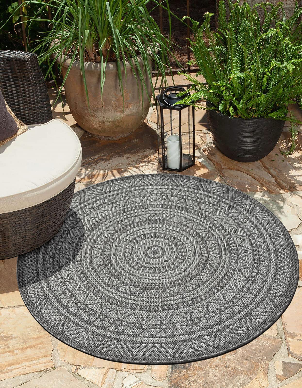 the carpet Mistra - Moderner In- und Outdoor Teppich, perfekt für das Wohnzimmer, Schlafzimmer oder die Terrasse, Wetterfest, langlebig und pflegeleicht, Natur, 300 x 400 cm