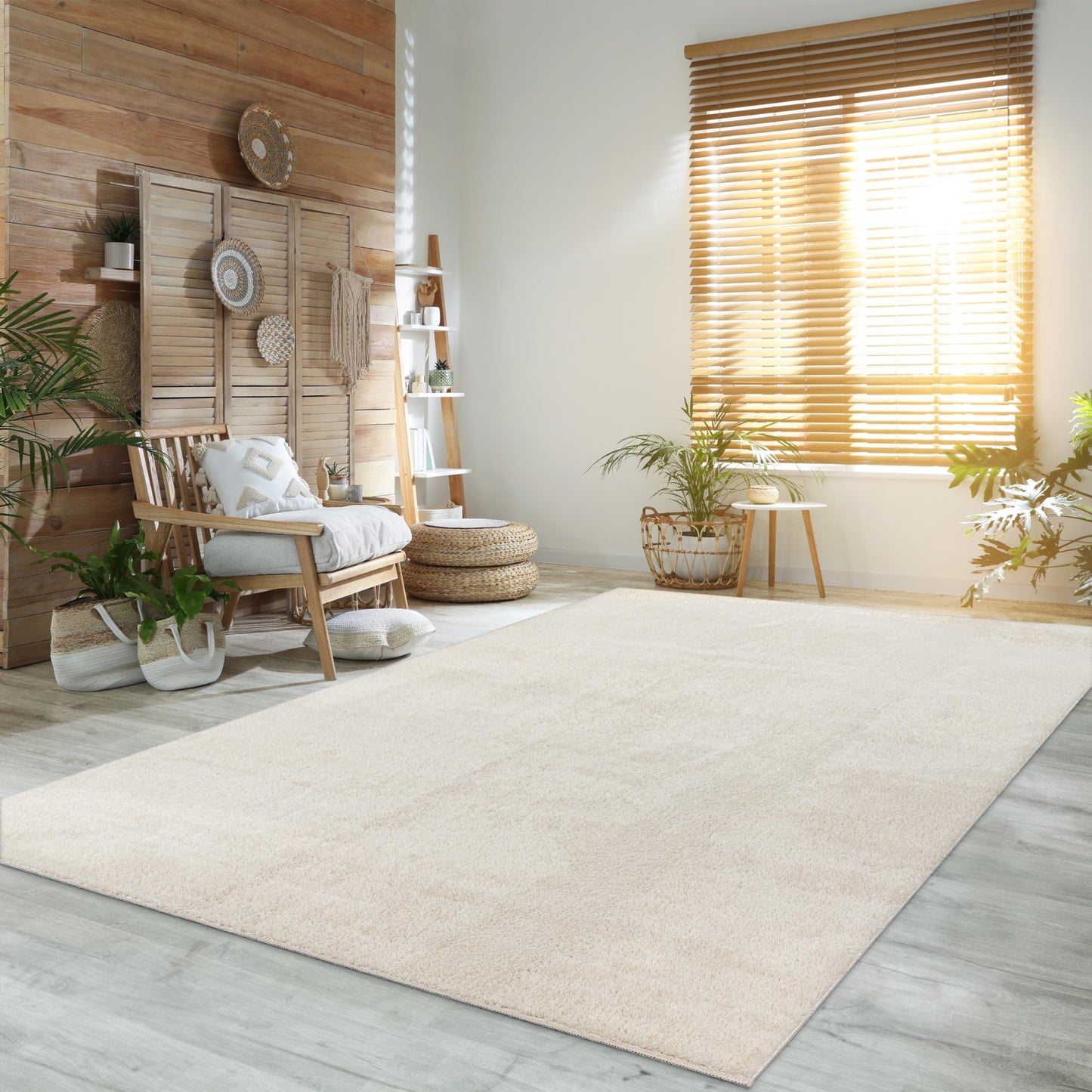 Paco Home Moderner Kuscheliger Wohnzimmer Teppich Kurzflor waschbar flauschig Weich Einfarbig Felloptik zeitlos stilvoll rutschfest pflegeleicht, Grösse:120x170 cm, Farbe:Rosa