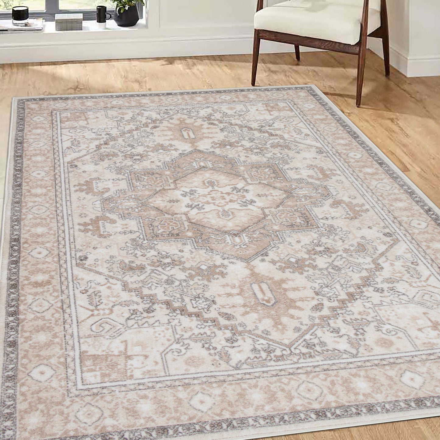 CARPETIA Modern Short Pile Living Room Rug Contour Cut Checked Abstract Grey Black White Turquoise Size 60 x 110 cm