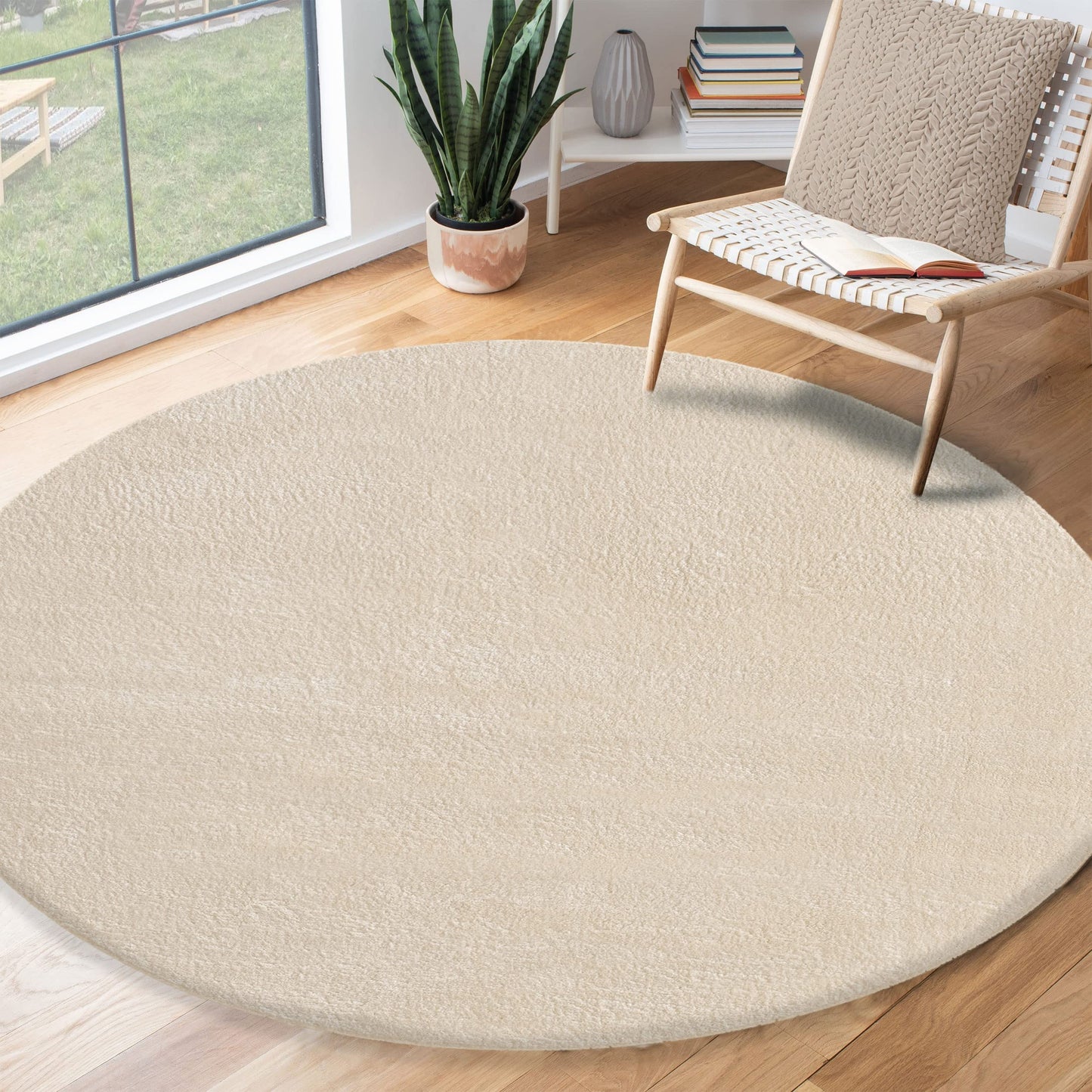 the carpet Relax Rug, Modern, Fluffy, Short Pile, Non-Slip Underside, Washable up to 30°C, Super-Soft, Fur Look, Anthracite, 160 x 220 cm