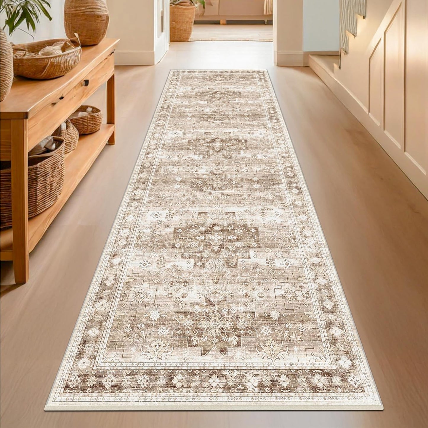 Black Washable Entry Rug, 2x3 Small Rugs for Entryway Kitchen Bathroom Door Mat Indoor Entrance, Non Slip Rubber Backing, Stain & Fade Resistant, Ashen Charcoal Floral Farmhouse Decor