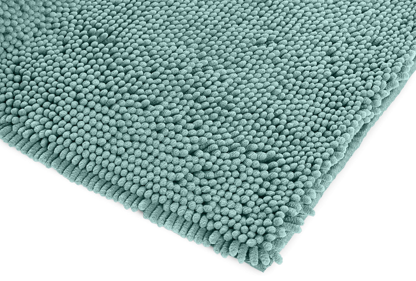 Amazon Basics Mikrofaser Badezimmer Matte, rutschfest, 53 x 87 cm, Gischtgrün