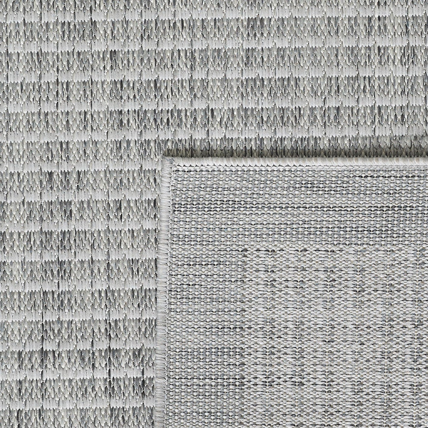 SIMPEX Outdoor Weatherproof Rug for Patio, Balcony, Garden, Kitchen, Plain Design, Flat Weave, Sisal Look, Washable Rug, Size: 140 x 200 cm, Colour: Beige