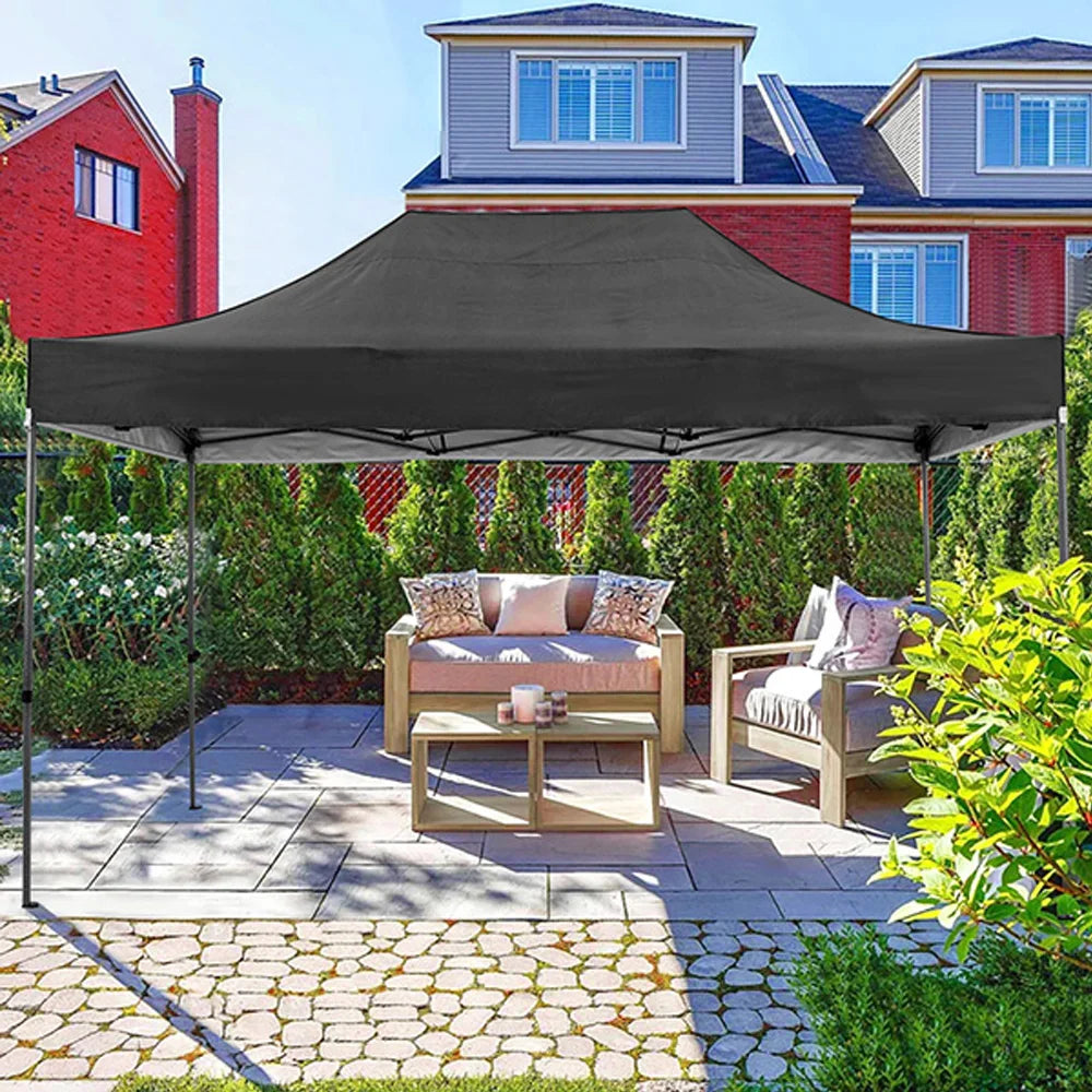 3x4.5m Pop up Canopy Tent Gazebo Outdoor Party Canopy Tent Sun Shelter For Wedding Party Wind & Waterproof Gazebo With Carry Bag