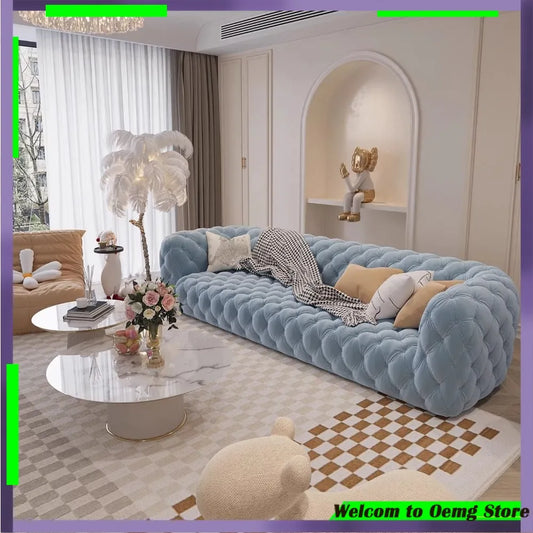 Indulge Opulent Comfort Elegant Italian Sofa Living Room Sofas Set Designed Relaxation Chic Canape Salon Mueble Home Aesthetics