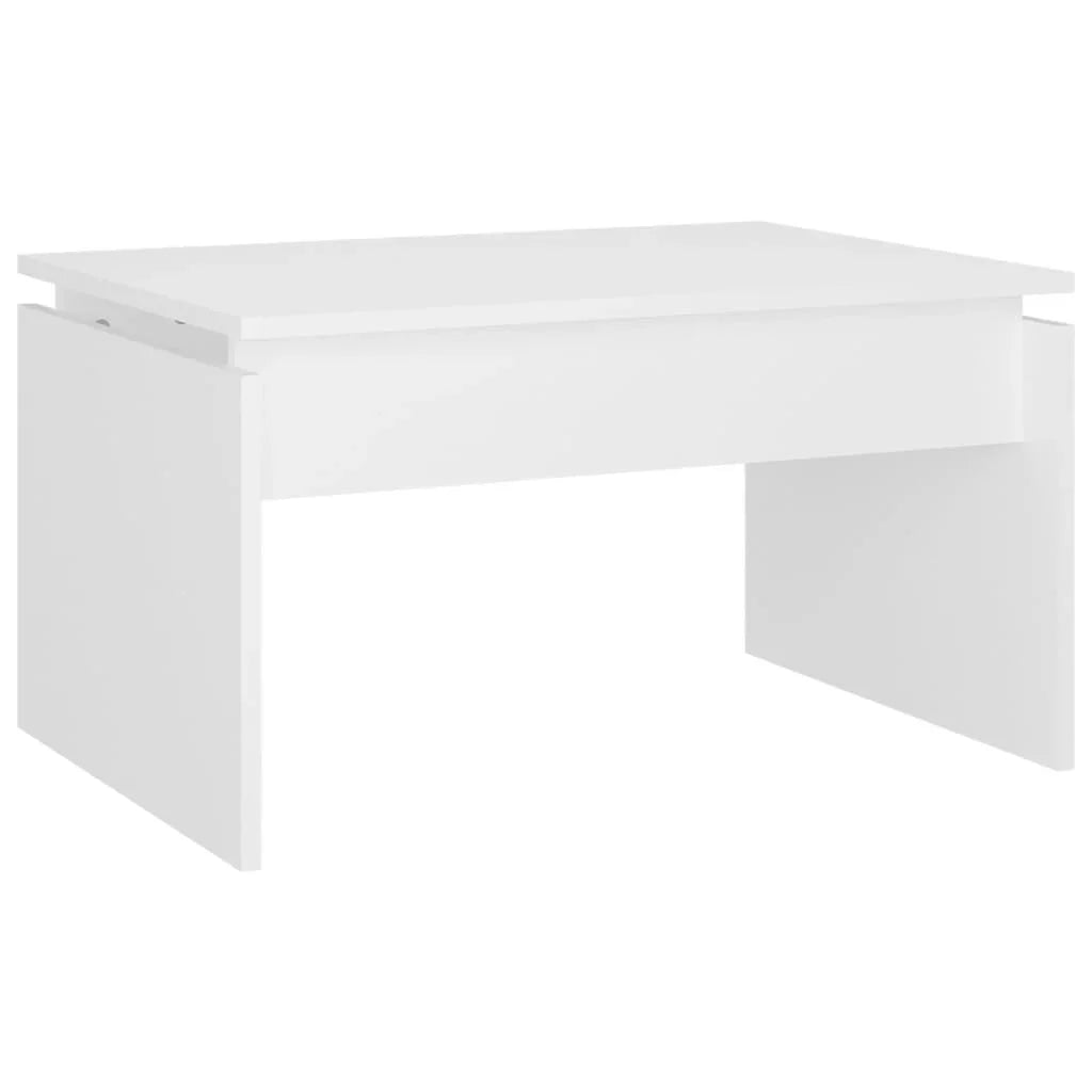 68x50x38 cm White Coffee Table, Nordic Coffee Table for Living Room Table Low side Living Room Furniture