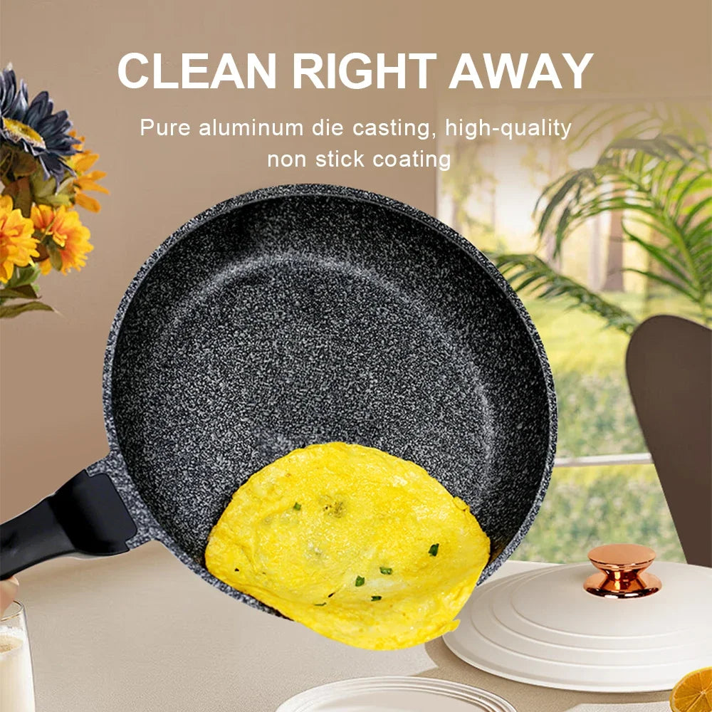 DONNOR Best Ceramic Non-Stick Frying Pan Cookware 18 Piece Set Scratch-Resistant Reusable with Lid and Spatula Dishwasher-Safe
Kochtöpfe,Topf Set