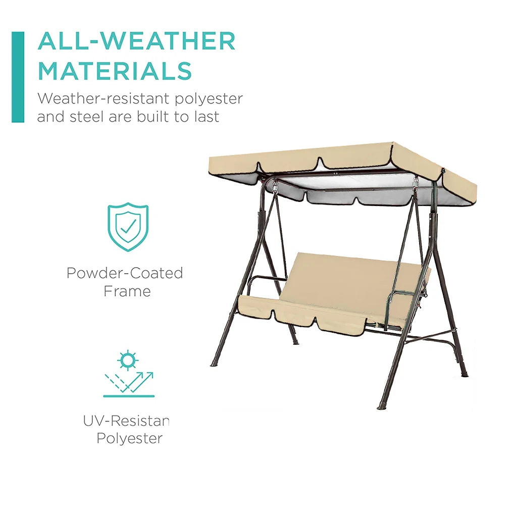 Outdoor Swing Chair Canopy Sunshade Swing Top Cover Garden Patio Furniture Dust Cover Courtyard Waterproof And Dustproof Cover