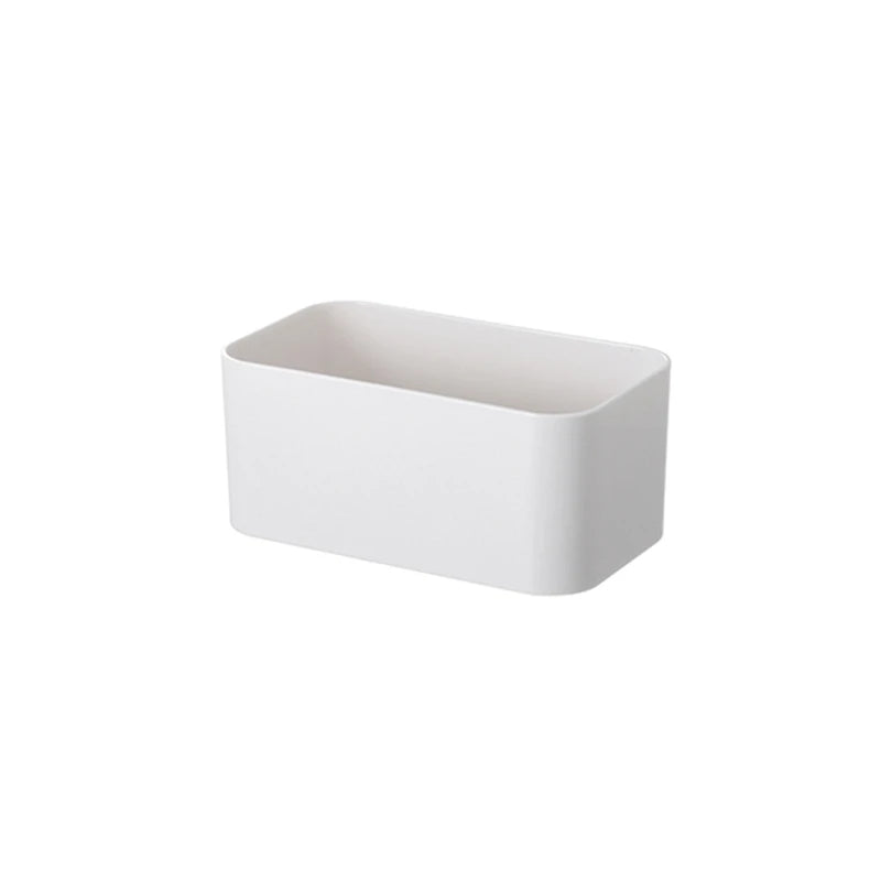 Wall Mounted Organizer Makeup Table Storage Box Shelf Adhesive Hanger kitchen Bathroom Storage Rack Drawer Organizer Container