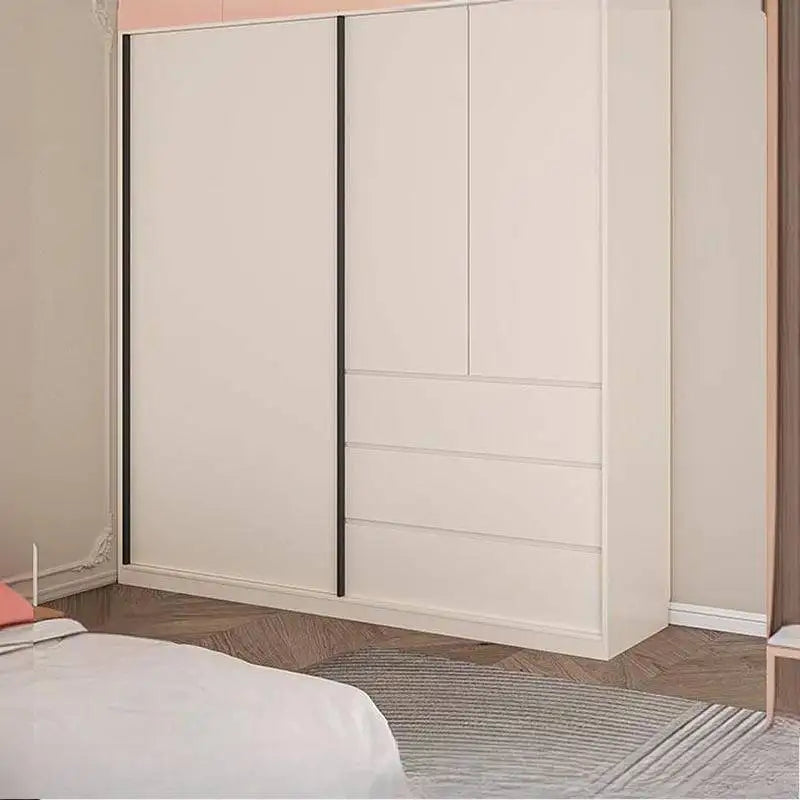 White Children Closet Individual Vintage Handles Shelf Makeup Space Saver Upgrade Wardrobe Drawer Armario De Ropa Furniture Home