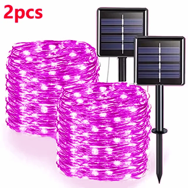 42M400Leds Solar LED Light Outdoor Festoon Lamp Garden Solar Fairy Light String Waterproof Christmas Garden Decoration Outdoor