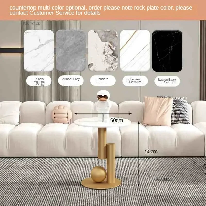 Modern Aesthetic Oval Coffee Tables Nordic Design Metal Modern Coffee Table Hotel Living Room Low Table Furniture for Home r