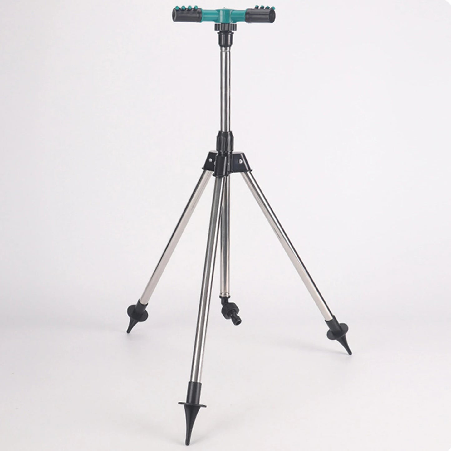 Lawn Tripod Sprinkler Telescopic Tripod Auto Rotating Sprinkler For Efficient Lawn Garden Watering