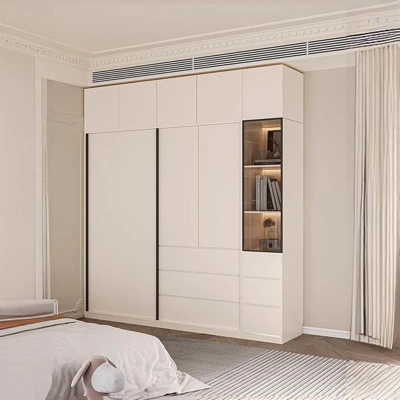 White Children Closet Individual Vintage Handles Shelf Makeup Space Saver Upgrade Wardrobe Drawer Armario De Ropa Furniture Home