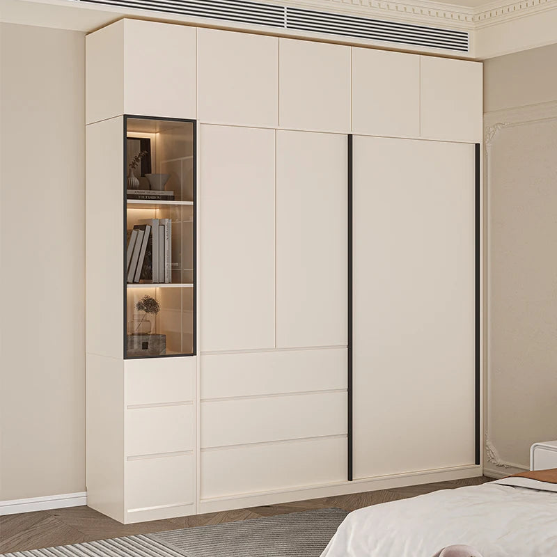 White Children Closet Individual Vintage Handles Shelf Makeup Space Saver Upgrade Wardrobe Drawer Armario De Ropa Furniture Home