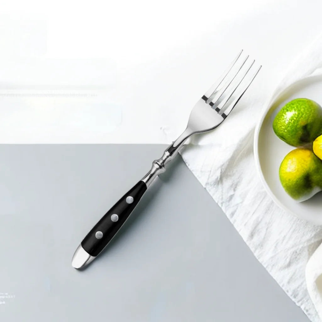 4/6/8/12 Pcs Steak Knives Forks Set Sharp Blade Black PP Handle Outdoor BBQ Picnic Meat Cutter Multi-function Fish Cutting Knife
Küchenmesser, Klassisch