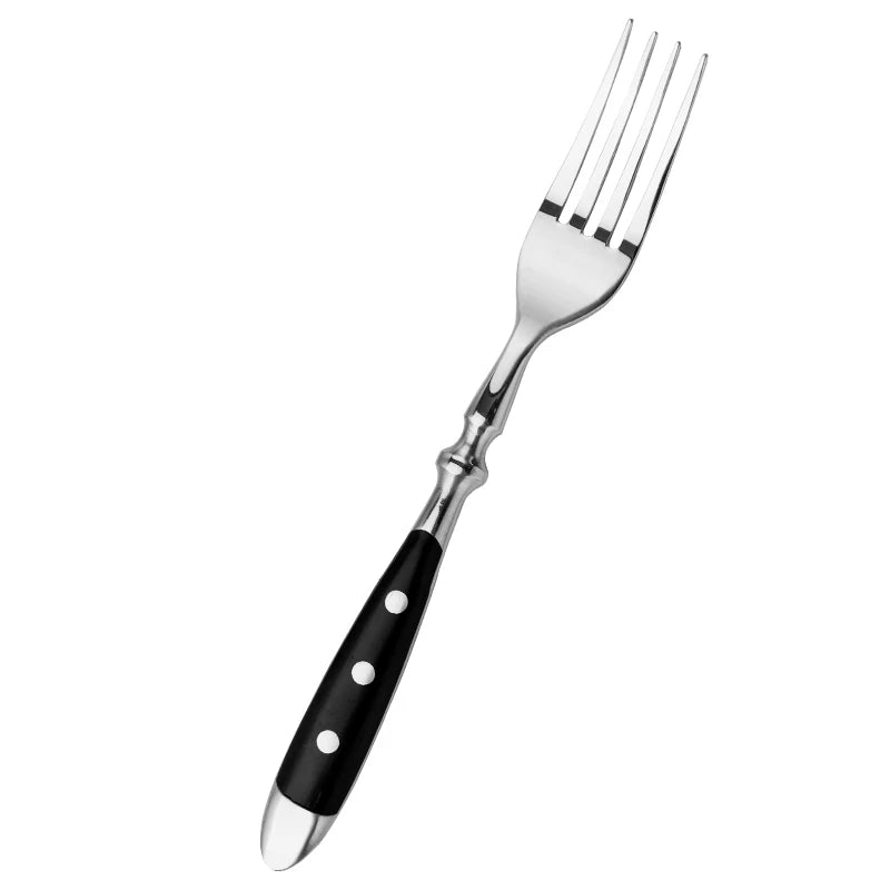 4/6/8/12 Pcs Steak Knives Forks Set Sharp Blade Black PP Handle Outdoor BBQ Picnic Meat Cutter Multi-function Fish Cutting Knife
Küchenmesser, Klassisch