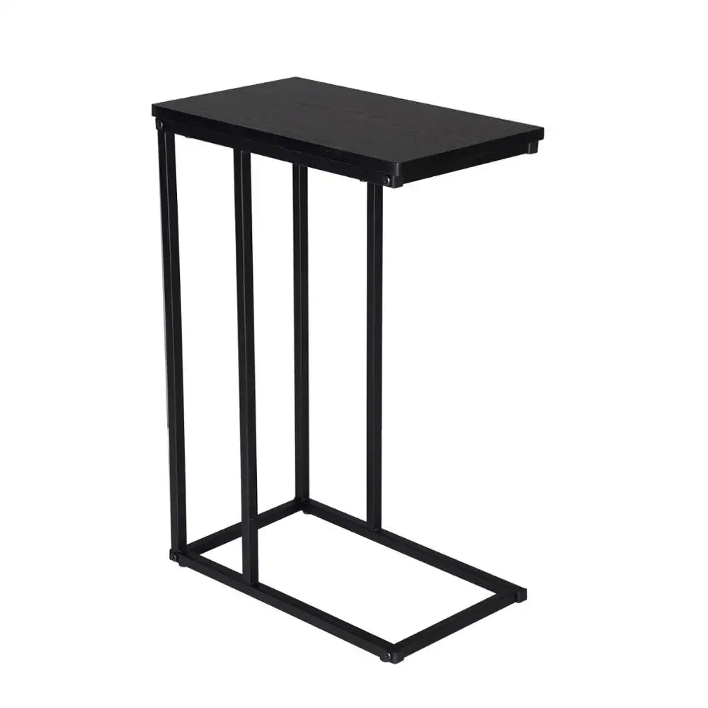 WOLTU End Table Side Table Coffee Tea Table Laptop Desk with Metal Frame Nightstand Table Bedroom Living Room Home Furniture