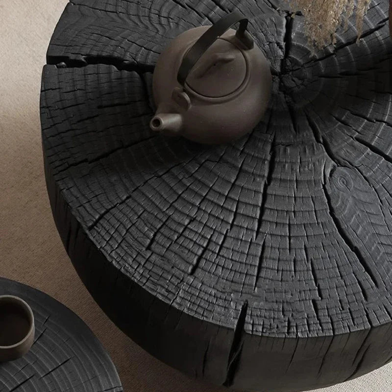 Entryways Luxury Design Coffee Table Living Room Center Nordic Coffee Table Modern Wooden Round Floor Table Basse Home Furniture