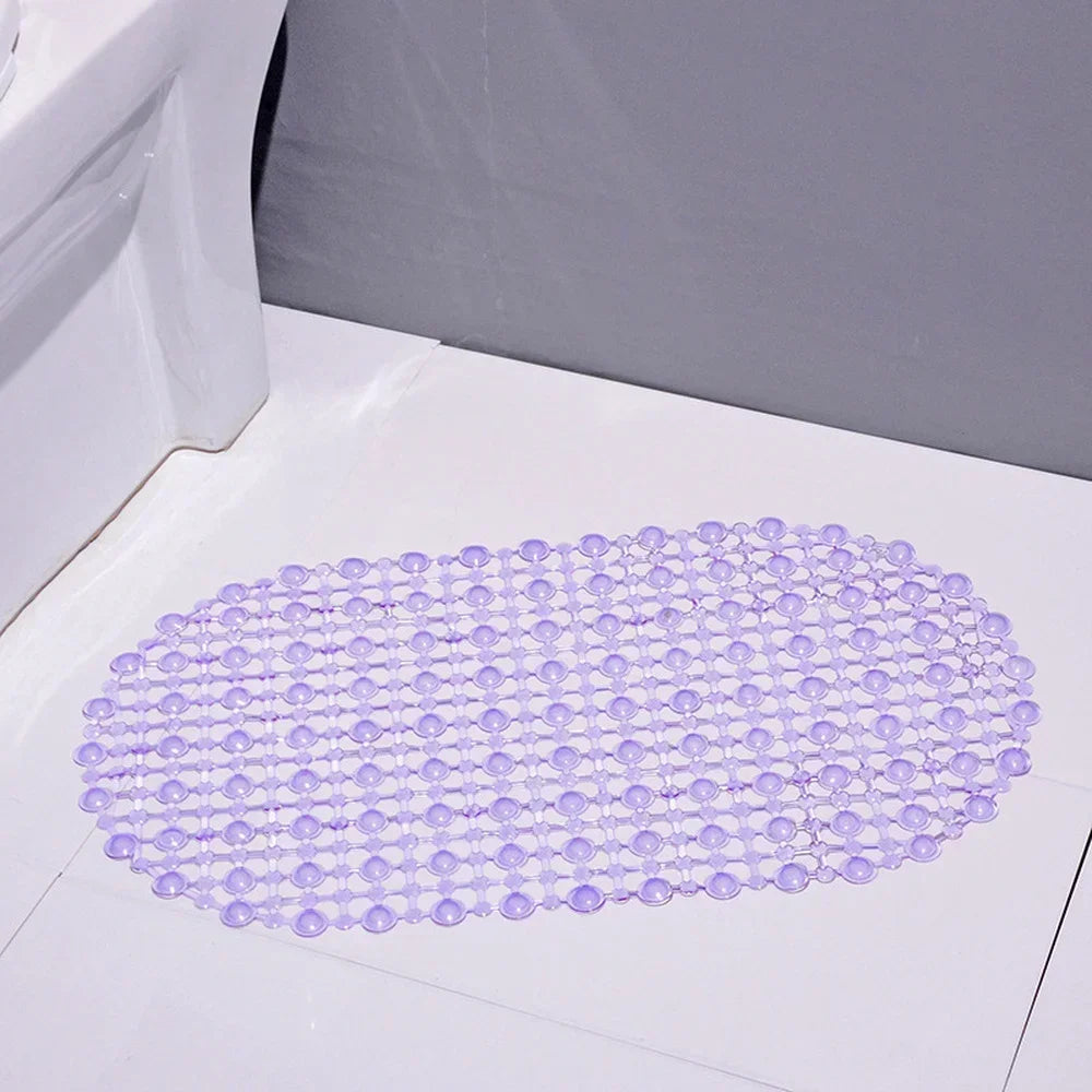 Hot PVC Anti-skid Bath Mats Soft Anti-slip Shower Mat Massage Mat with Suction Cup Non-slip Bathtu Bath Mat Bathroom Accessories