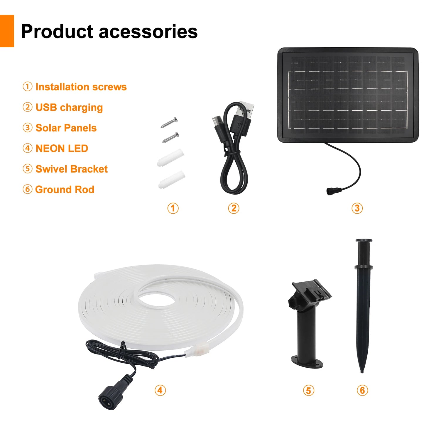 DC24V Solar/USB Powered COB Neon Strips Light Waterproof 120LEDS/M 6X12MM 3000K 6000K Home Garden Decor Flexible Neon Rope Light