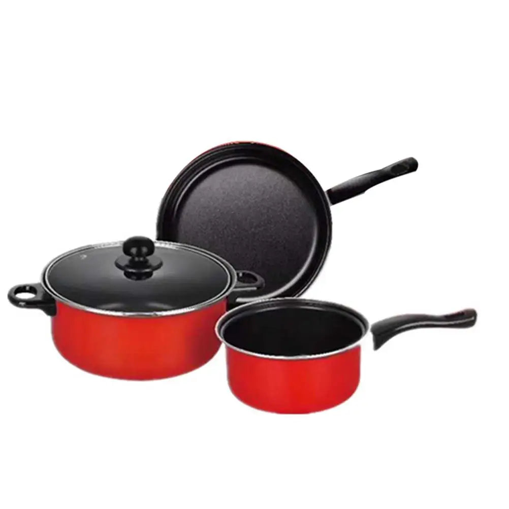 3 Pcs Frying Pan Soup Pot Milk Pan Set Practical Simple Design Nonstick Roasting Kitchen Utensil Cooking Tool
Kochtöpfe,Topf Set, Küche
