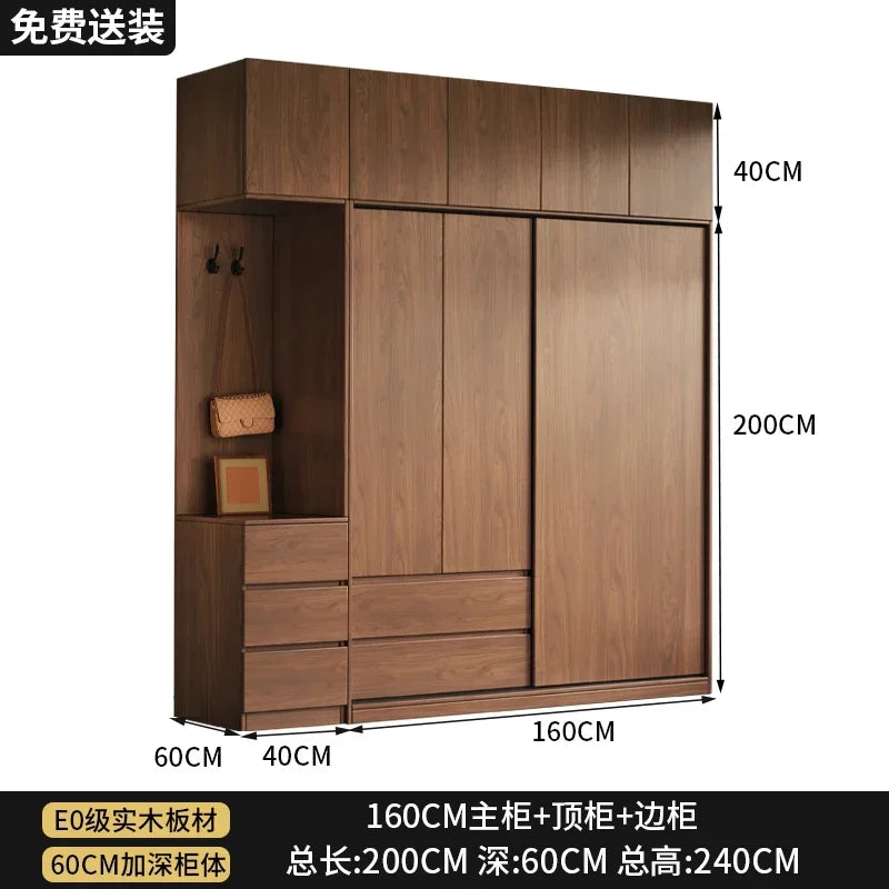 Aesthetic Luxury Orgnizer Wardrobes Wood Modular Stylish Wooden Wardrobe Bedroom Shelves Display Armario Ropero Furniture