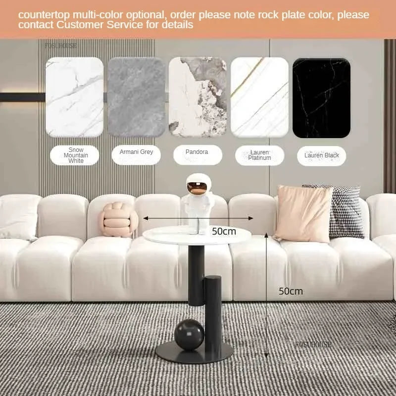 Modern Aesthetic Oval Coffee Tables Nordic Design Metal Modern Coffee Table Hotel Living Room Low Table Furniture for Home r
