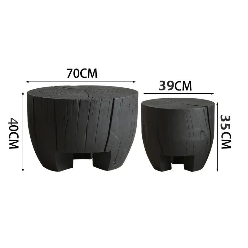 Entryways Luxury Design Coffee Table Living Room Center Nordic Coffee Table Modern Wooden Round Floor Table Basse Home Furniture
