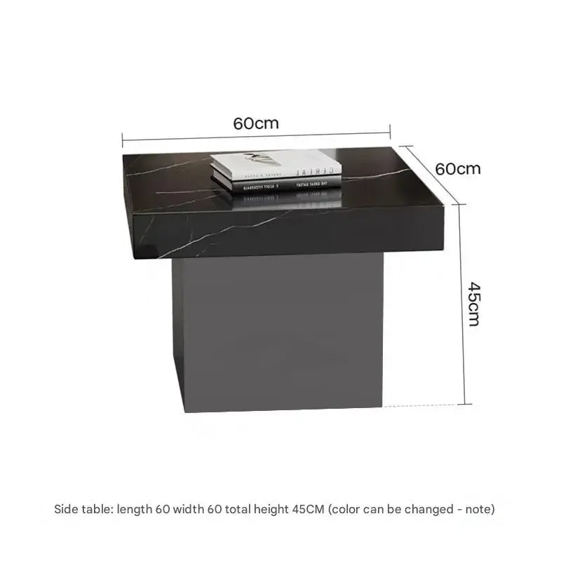 Italian Minimalist Coffee Table Modern Minimalist Living Room Marble Luxury Chinese Side Table Mesa Centro Terrace Furniture